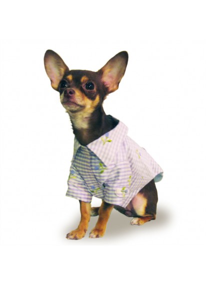 Dog Silk Jacket “Clara”     =one of a kind style=